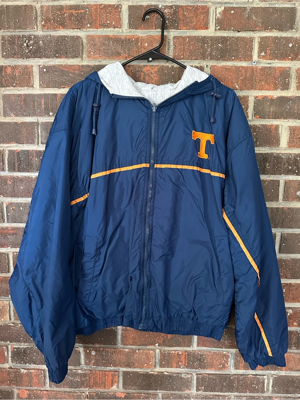 Vintage 1990s Essex Manufacturing Tennessee Volunteers Hooded Reversible Jacket